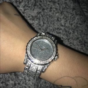 bust down mk watch